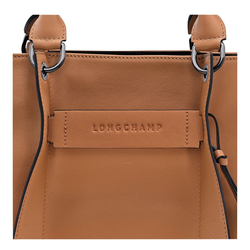 Beige Longchamp 3D L Women Handbag | Ksa-479LBUIHC