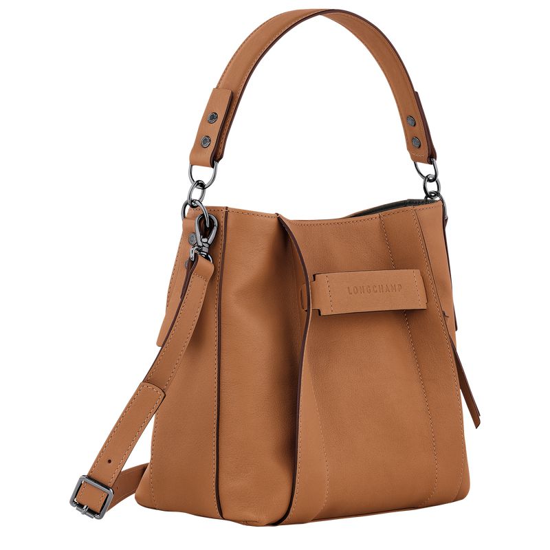 Beige Longchamp 3D S Women Crossbody Bag | Ksa-703AFNDYX