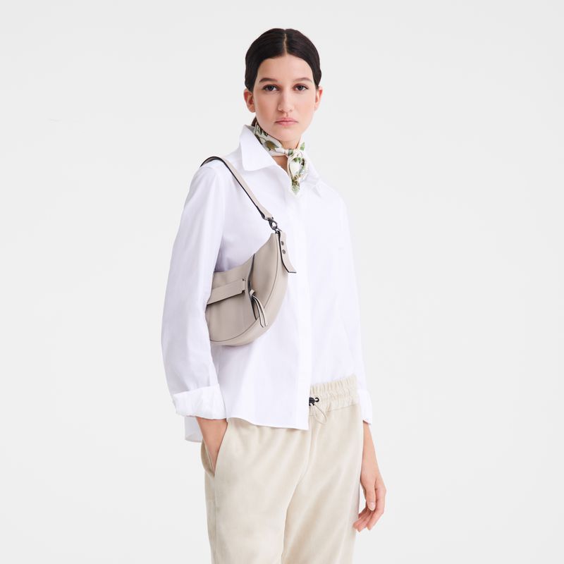 Beige Longchamp 3D S Women Crossbody Bag | Ksa-568MNXLWO