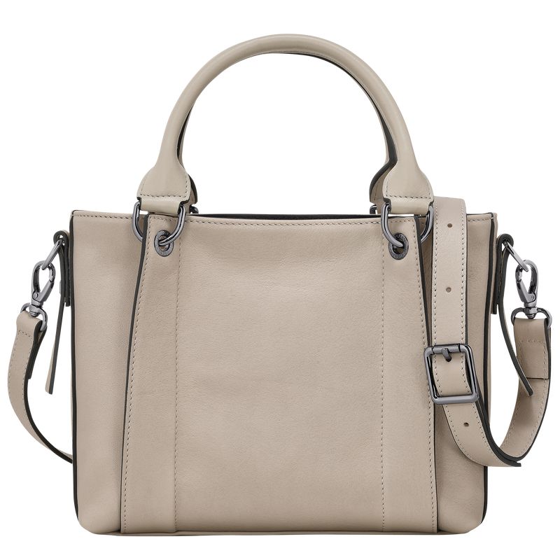 Beige Longchamp 3D S Women Handbag | Ksa-547PZTGEM