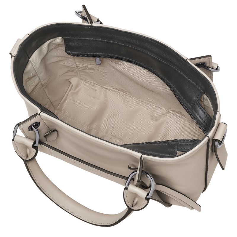 Beige Longchamp 3D S Women Handbag | Ksa-547PZTGEM