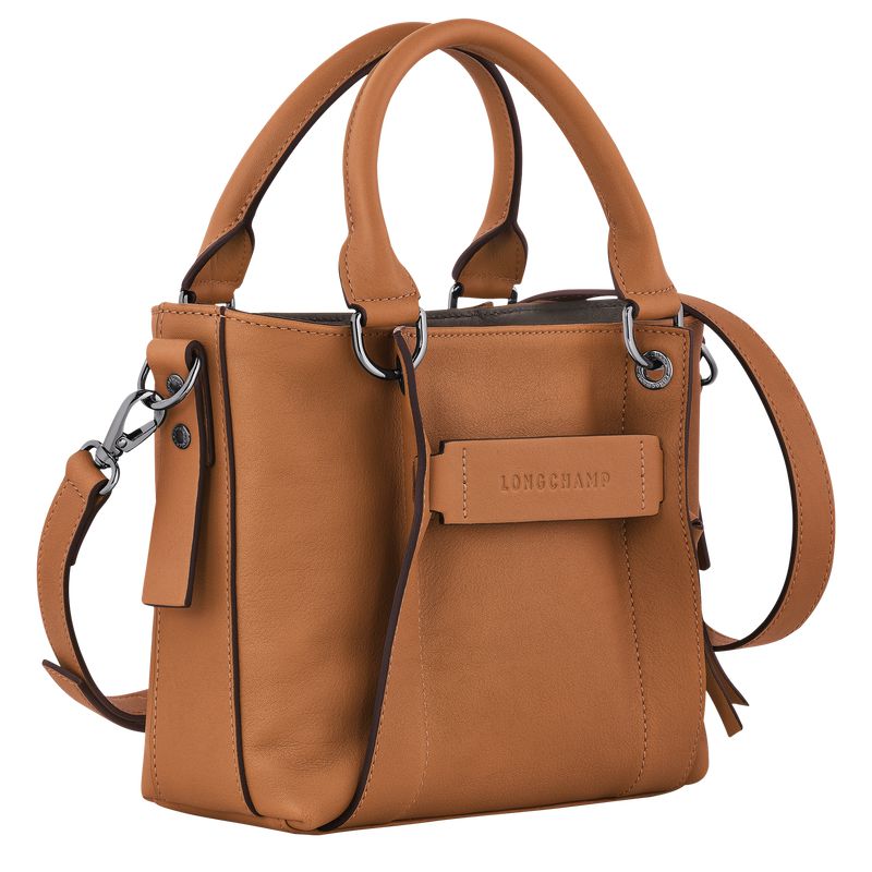 Beige Longchamp 3D S Women Handbag | Ksa-958WFBUNS