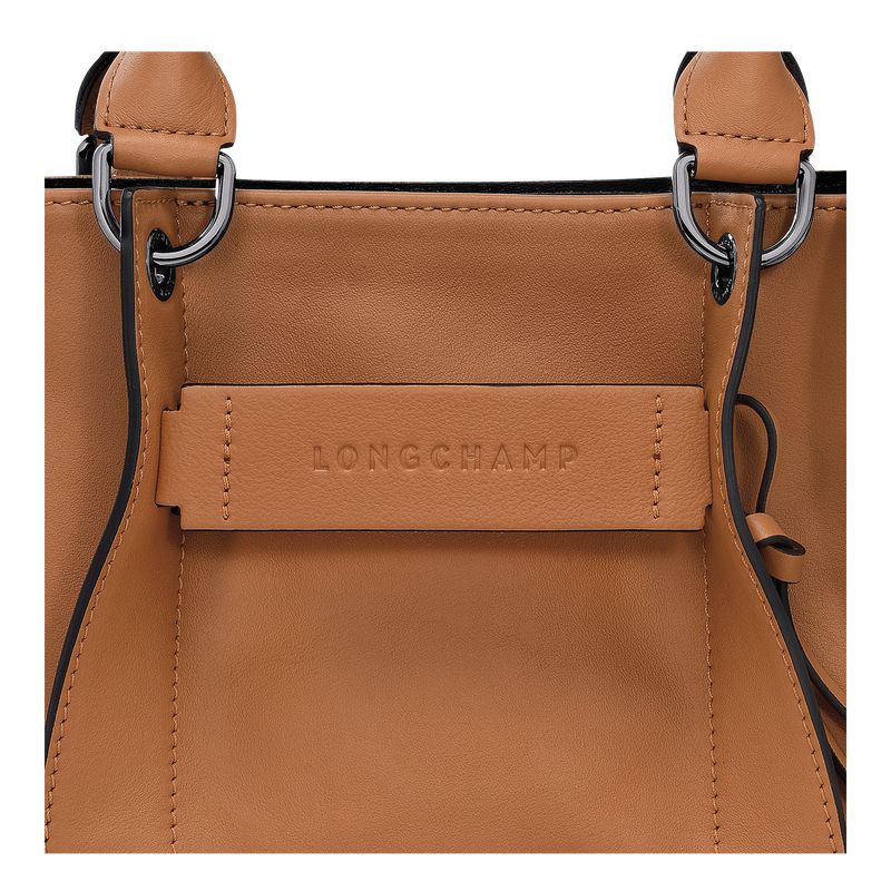 Beige Longchamp 3D S Women Handbag | Ksa-958WFBUNS