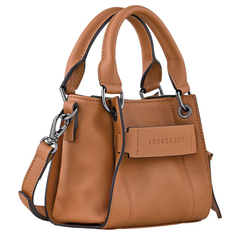 Beige Longchamp 3D Xs Women Handbag | Ksa-698SEXAZT