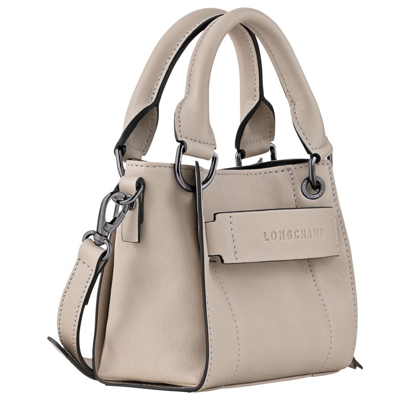 Beige Longchamp 3D Xs Women Handbag | Ksa-815BIFJMG