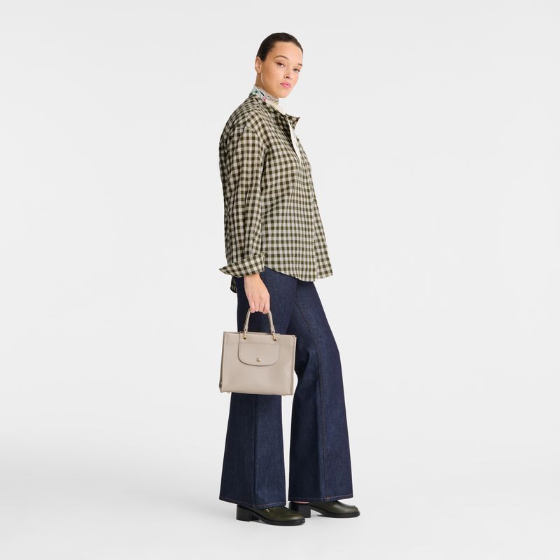 Beige Longchamp Cabas S Women Handbag | Ksa-938PMFCOG