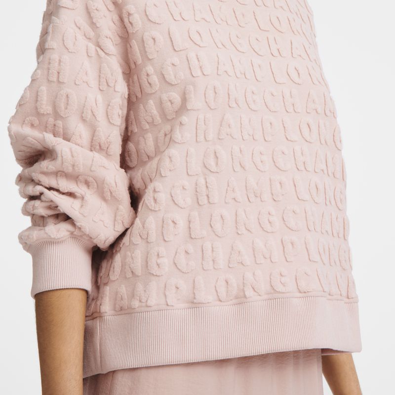 Beige Longchamp Jersey Women Sweatshirt | Ksa-079LXKYVJ