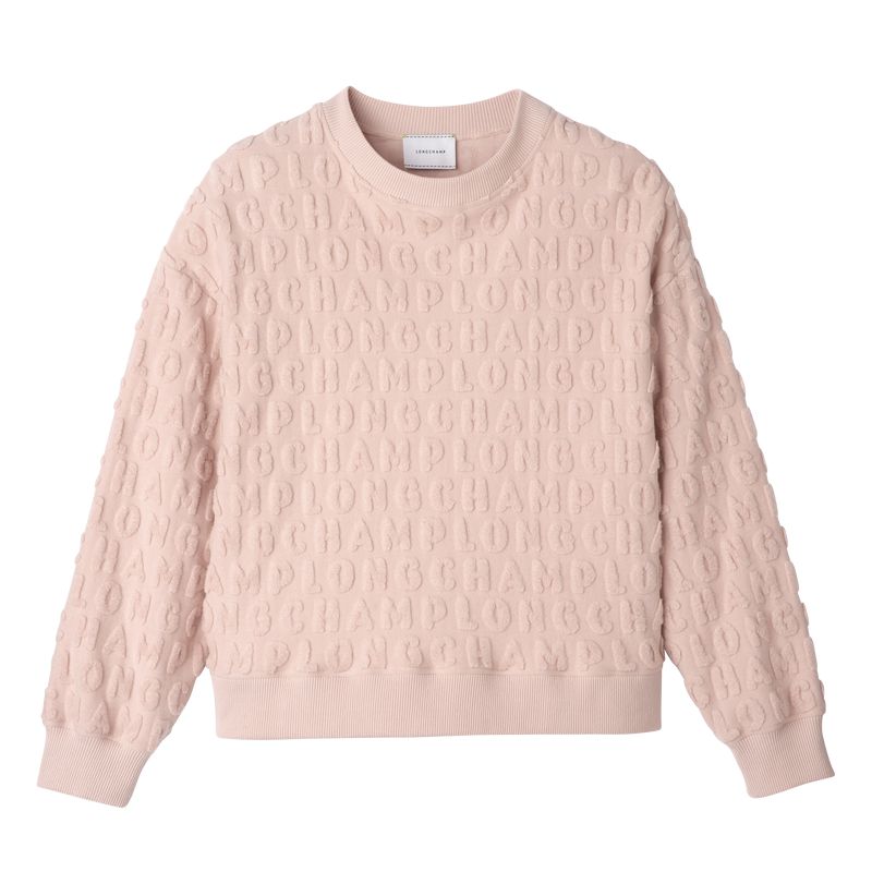 Beige Longchamp Jersey Women Sweatshirt | Ksa-079LXKYVJ