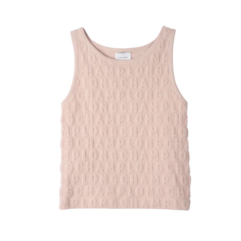 Beige Longchamp Jersey Women Top | Ksa-541HWXROE