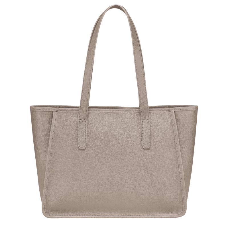 Beige Longchamp Le Foulonné L Women Tote Bag | Ksa-456WHSMIB