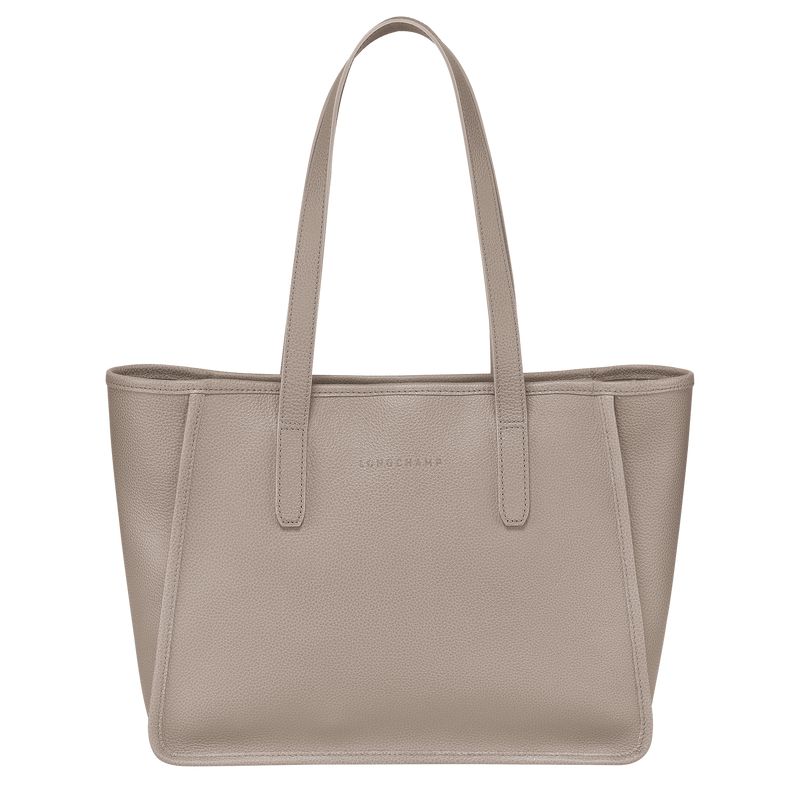 Beige Longchamp Le Foulonné L Women Tote Bag | Ksa-456WHSMIB