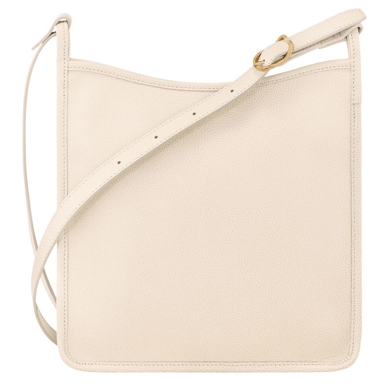 Beige Longchamp Le Foulonné M Women Crossbody Bag | Ksa-945GIWRZD