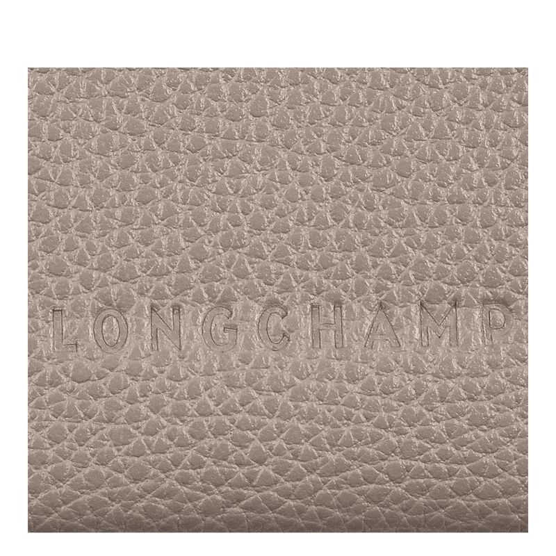 Beige Longchamp Le Foulonné Men Card Holder | Ksa-594DHQUFK