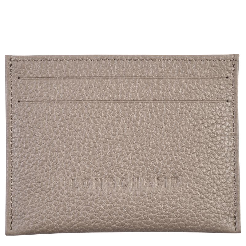 Beige Longchamp Le Foulonné Men Card Holder | Ksa-594DHQUFK