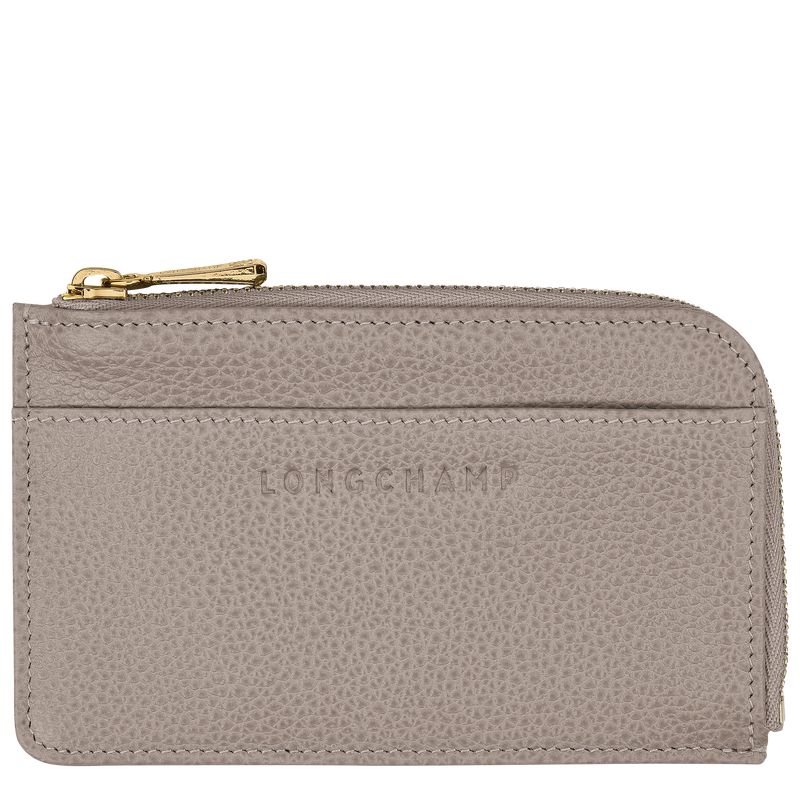 Beige Longchamp Le Foulonné Men Card Holder | Ksa-549ACIXDP