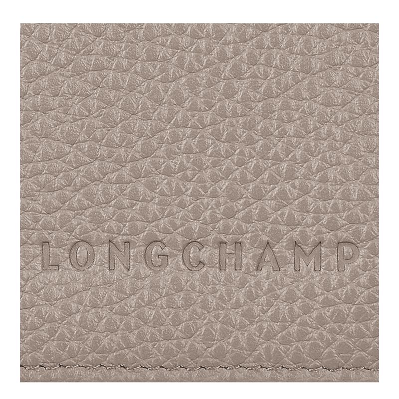 Beige Longchamp Le Foulonné Men Passport Holder | Ksa-984SNMERW