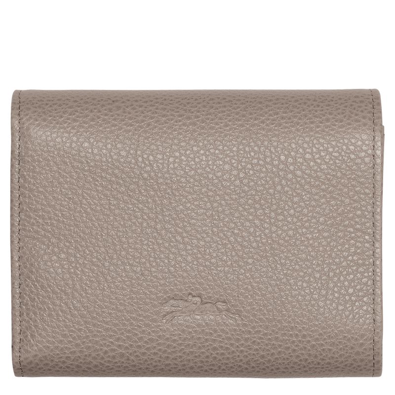 Beige Longchamp Le Foulonné Men Wallet | Ksa-108VBCYJP