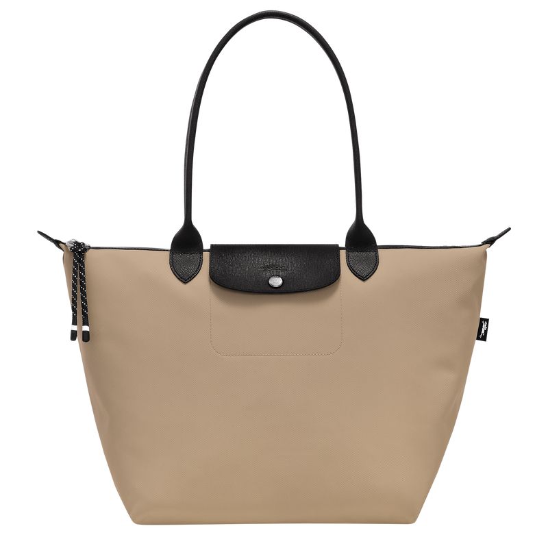 Beige Longchamp Le Pliage Energy L Women Tote Bag | Ksa-253LGBUKA