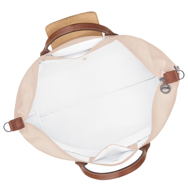 Beige Longchamp Le Pliage Original Expandable Men Travel Bag | Ksa-597OLRHJW