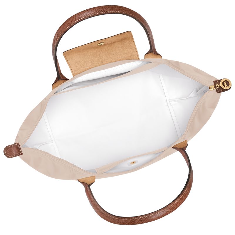 Beige Longchamp Le Pliage Original L Women Tote Bag | Ksa-836CFDPEJ