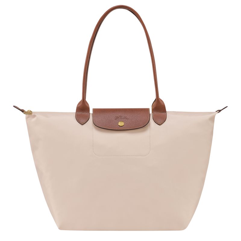 Beige Longchamp Le Pliage Original L Women Tote Bag | Ksa-836CFDPEJ