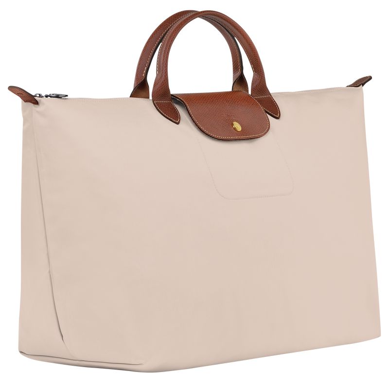 Beige Longchamp Le Pliage Original L Women Travel Bag | Ksa-541ANEKRH