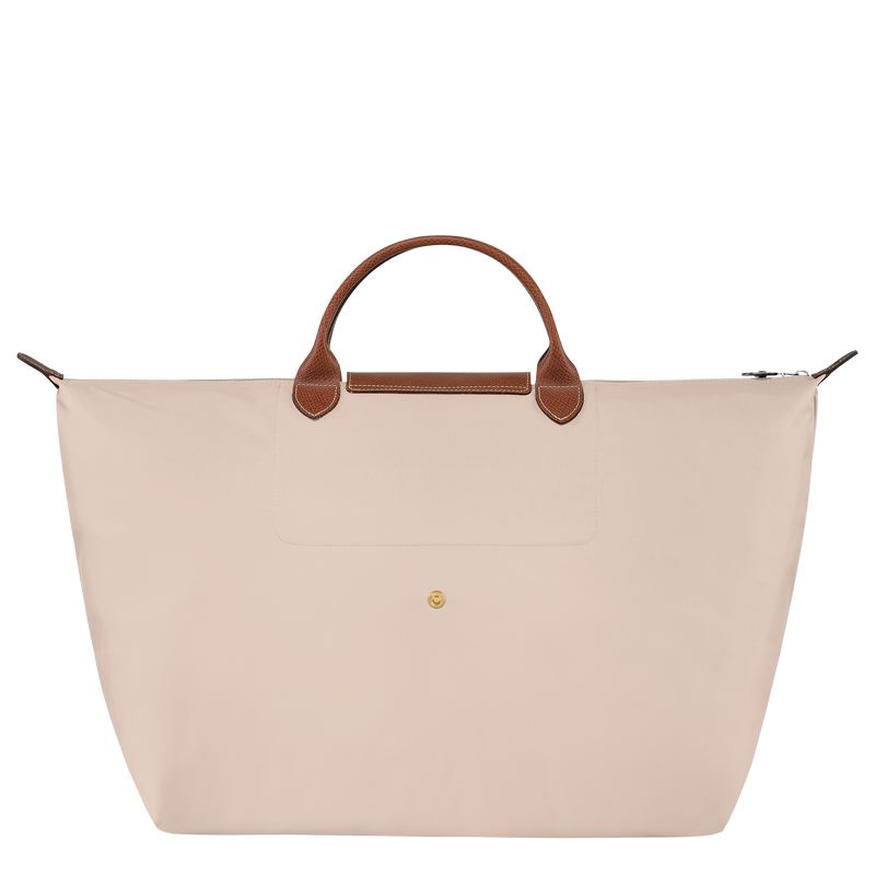 Beige Longchamp Le Pliage Original L Women Travel Bag | Ksa-541ANEKRH