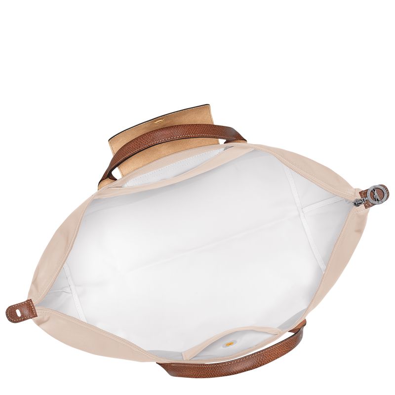 Beige Longchamp Le Pliage Original L Women Travel Bag | Ksa-541ANEKRH