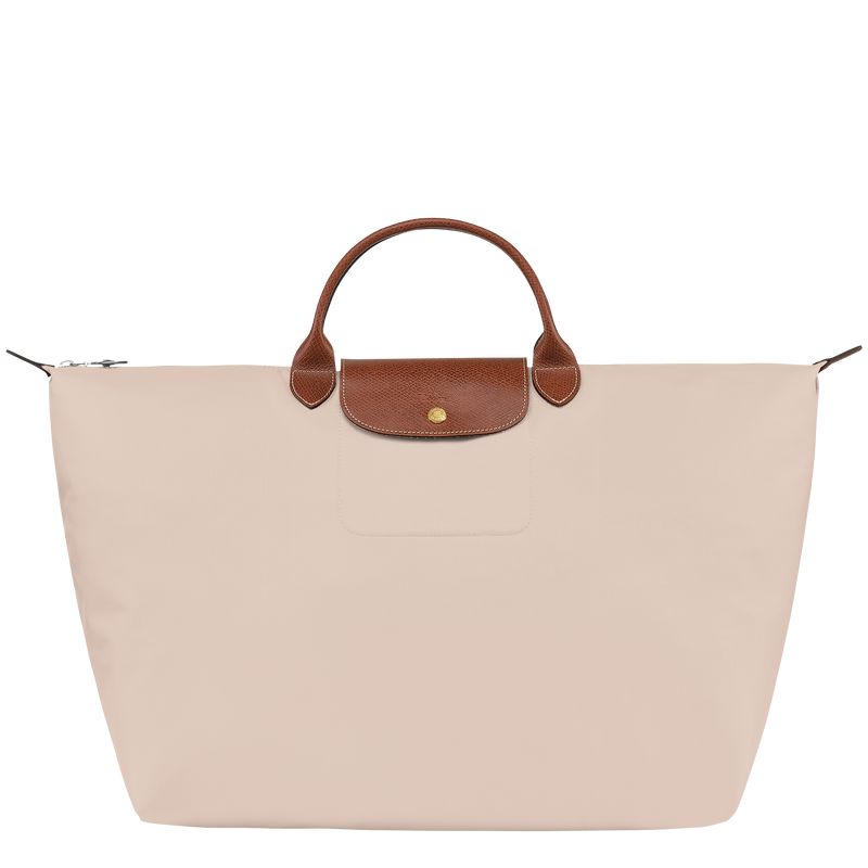 Beige Longchamp Le Pliage Original L Women Travel Bag | Ksa-541ANEKRH