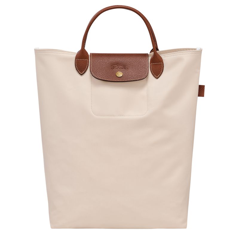 Beige Longchamp Le Pliage Original M Men Tote Bag | Ksa-528QDLRKW