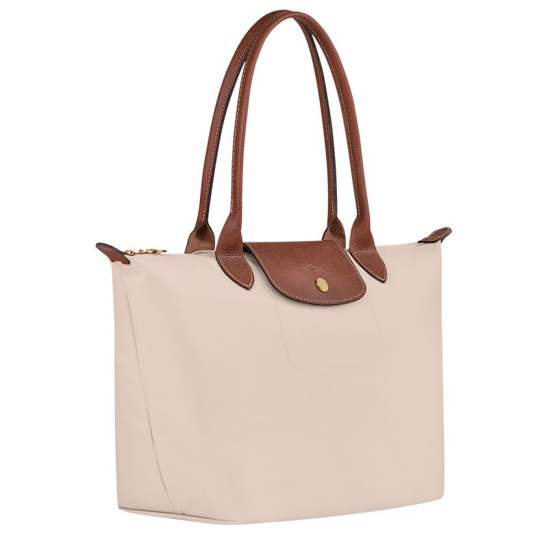 Beige Longchamp Le Pliage Original M Women Tote Bag | Ksa-397GPOTUQ