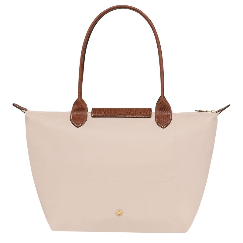 Beige Longchamp Le Pliage Original M Women Tote Bag | Ksa-397GPOTUQ
