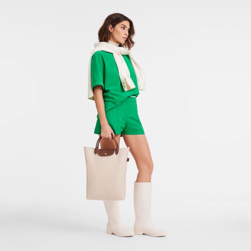 Beige Longchamp Le Pliage Original M Women Tote Bag | Ksa-974JEDIQT