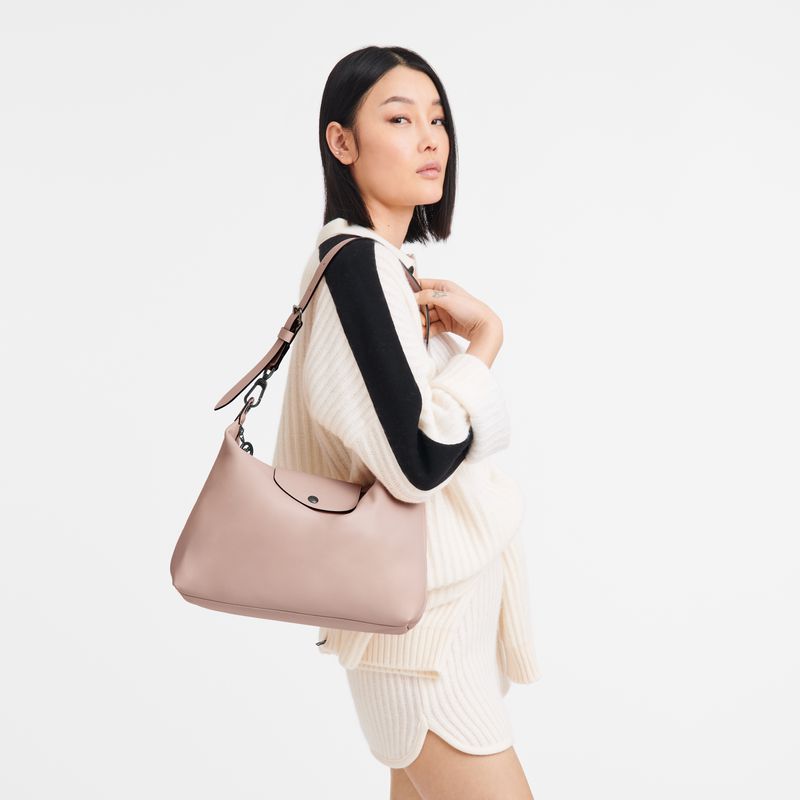 Beige Longchamp Le Pliage Xtra M Women Hobo Bag | Ksa-543EOCWIN
