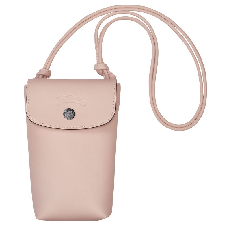 Beige Longchamp Le Pliage Xtra With Leather Lace Men Phone Case | Ksa-764PAKJNQ