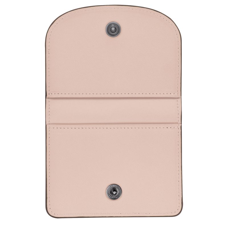 Beige Longchamp Le Pliage Xtra Women Card Holder | Ksa-048NBRQIK