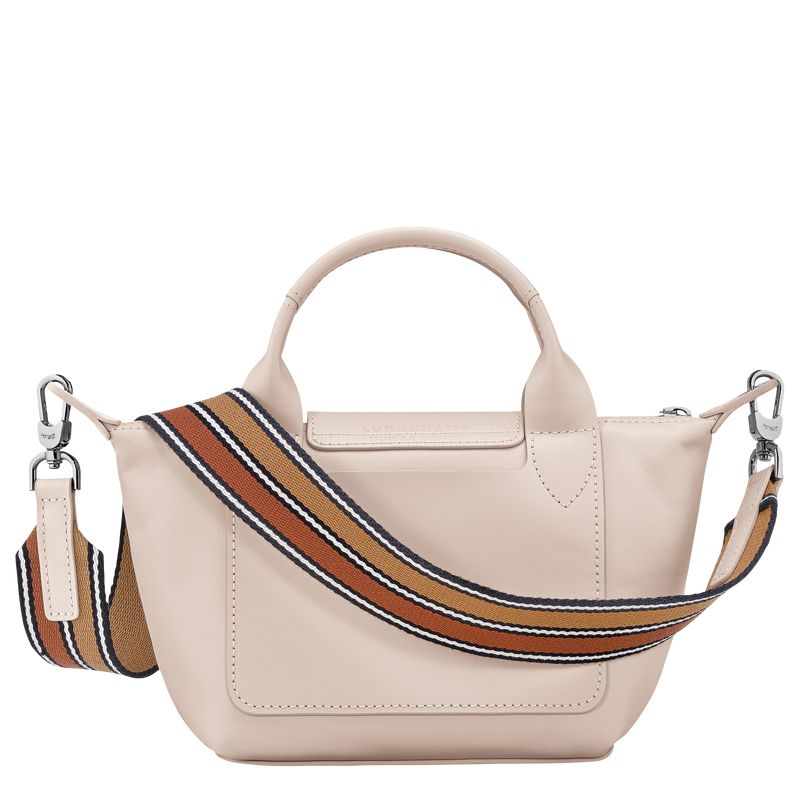 Beige Longchamp Le Pliage Xtra Xs Men Handbag | Ksa-603QUJFIK