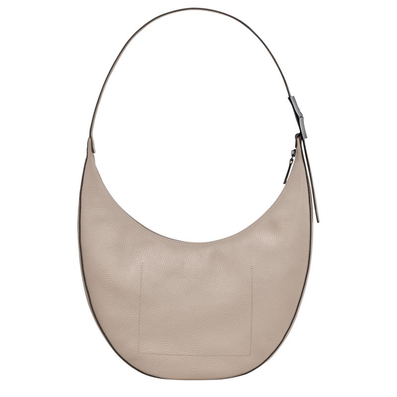 Beige Longchamp Le Roseau Essential L Women Crossbody Bag | Ksa-598YFEAVB