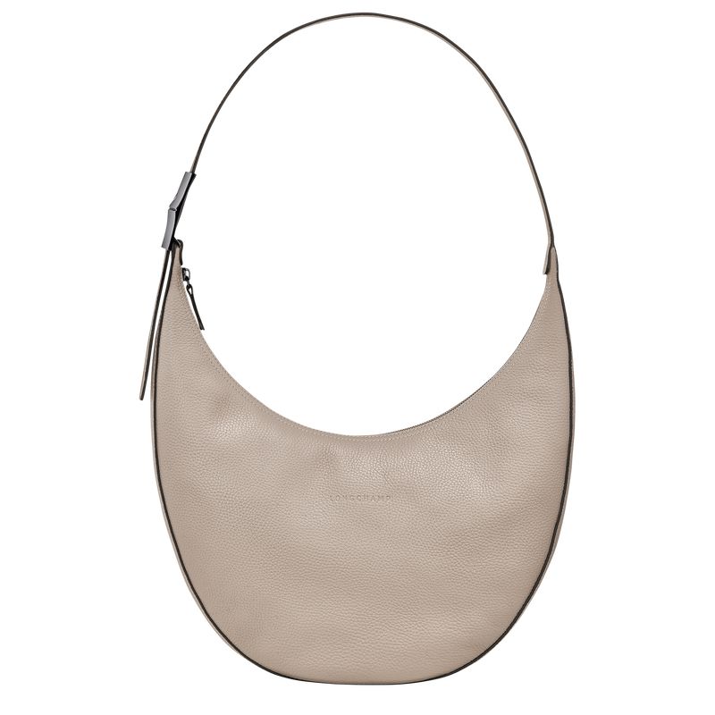 Beige Longchamp Le Roseau Essential L Women Crossbody Bag | Ksa-598YFEAVB