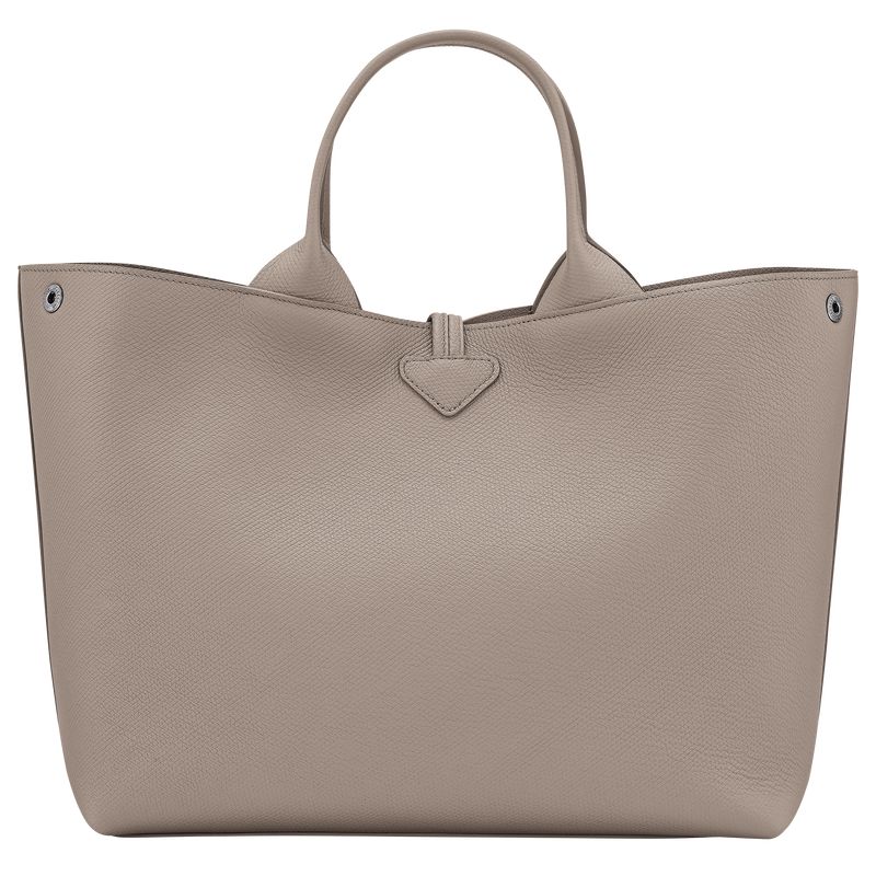 Beige Longchamp Le Roseau L Women Handbag | Ksa-254EBFQTN