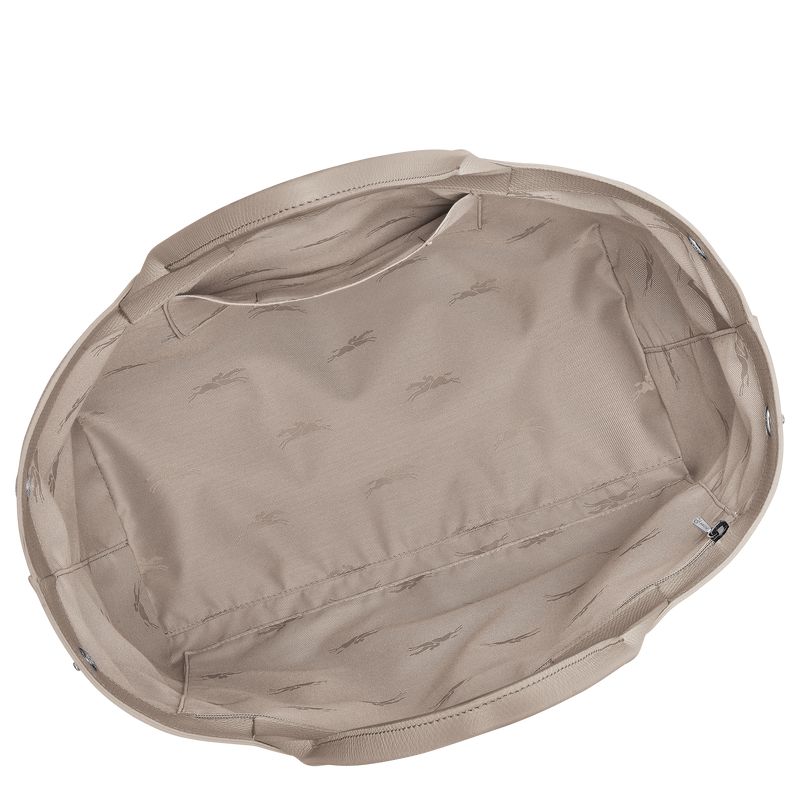 Beige Longchamp Le Roseau L Women Handbag | Ksa-254EBFQTN