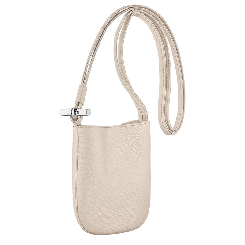 Beige Longchamp Le Roseau S Women Crossbody Bag | Ksa-804TVNSED