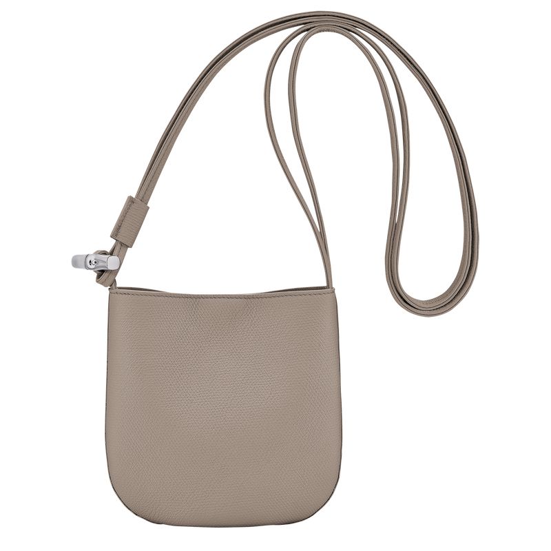 Beige Longchamp Le Roseau S Women Crossbody Bag | Ksa-712DBRFSK
