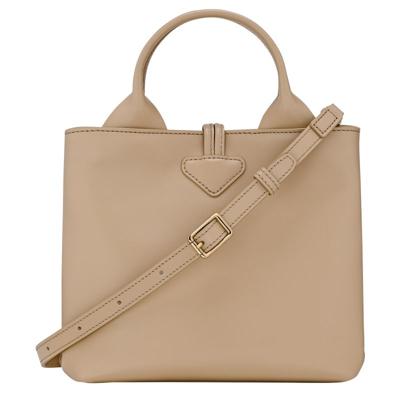 Beige Longchamp Le Roseau S Women Handbag | Ksa-169UHOBYP