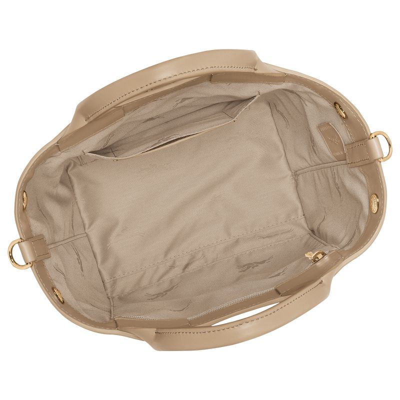 Beige Longchamp Le Roseau S Women Handbag | Ksa-169UHOBYP