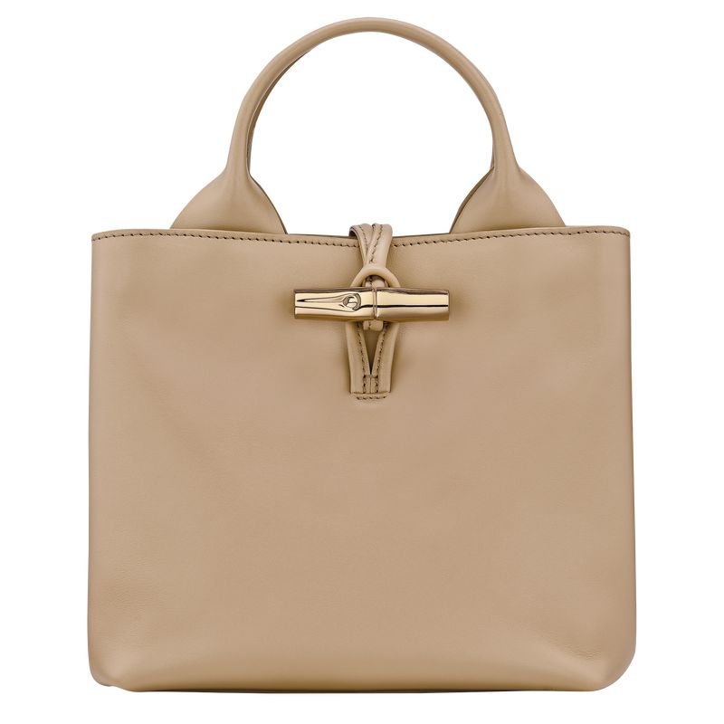 Beige Longchamp Le Roseau S Women Handbag | Ksa-169UHOBYP