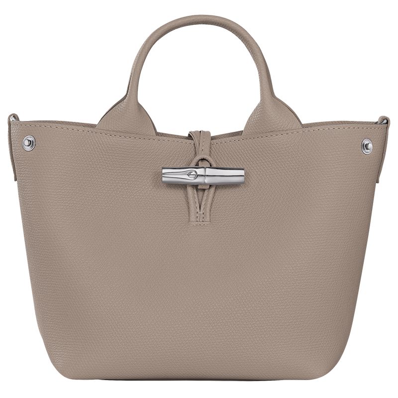 Beige Longchamp Le Roseau S Women Handbag | Ksa-592ZMATWI