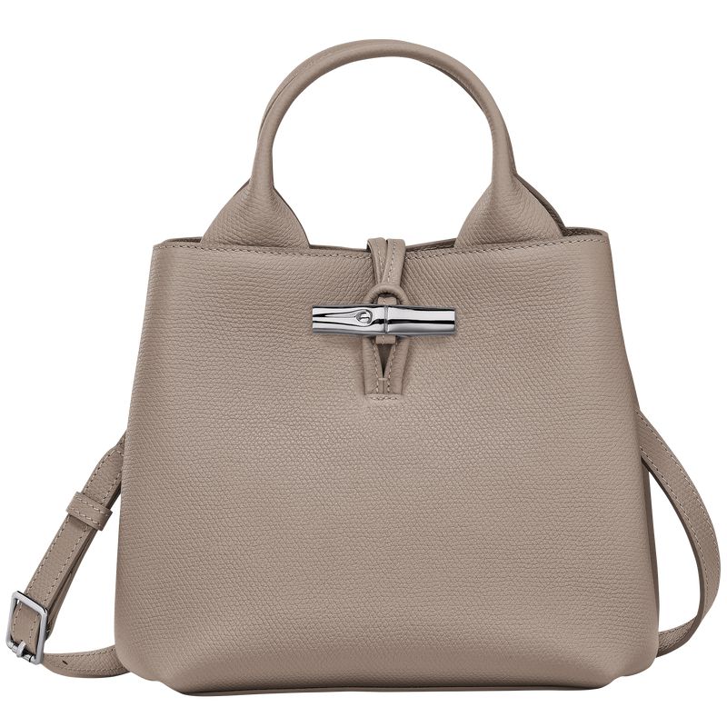 Beige Longchamp Le Roseau S Women Handbag | Ksa-592ZMATWI