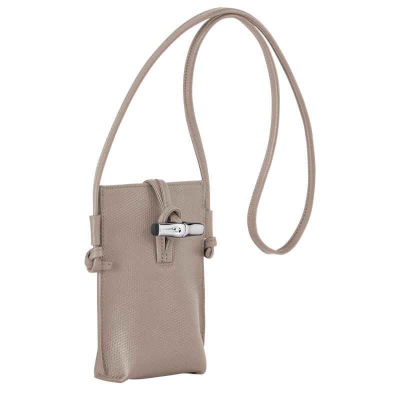 Beige Longchamp Le Roseau Women Phone Case | Ksa-809BYDXGF