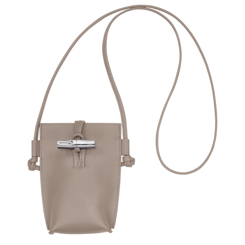 Beige Longchamp Le Roseau Women Phone Case | Ksa-809BYDXGF